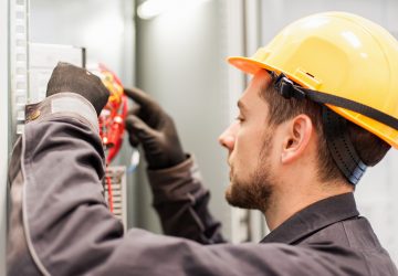 Electrician Engineer Tests Electrical Installations On Relay Pro